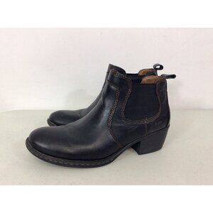 Born Leather Ankle Boots Womens 8